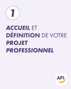 Point 1 : Accueil et définition de votre projet professionnel